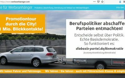 Unterstützung der Partei “die Basis”, Einladung zum Strategie-Parteitag